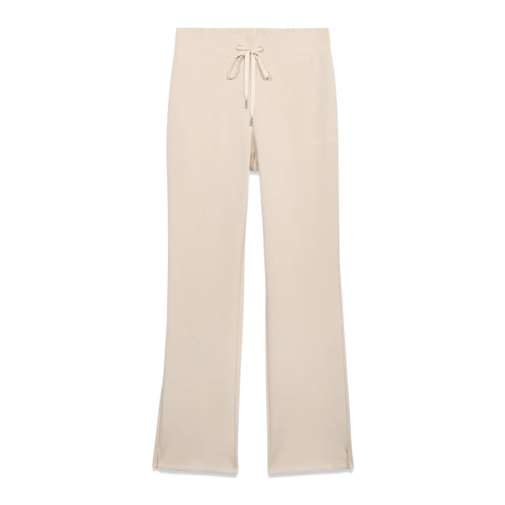 Oltre Zachte joggingbroek met trekkoord Beige Dames
