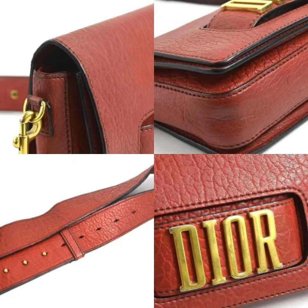 Dior Vintage Pre-owned Fabric dior-bags Red Dames