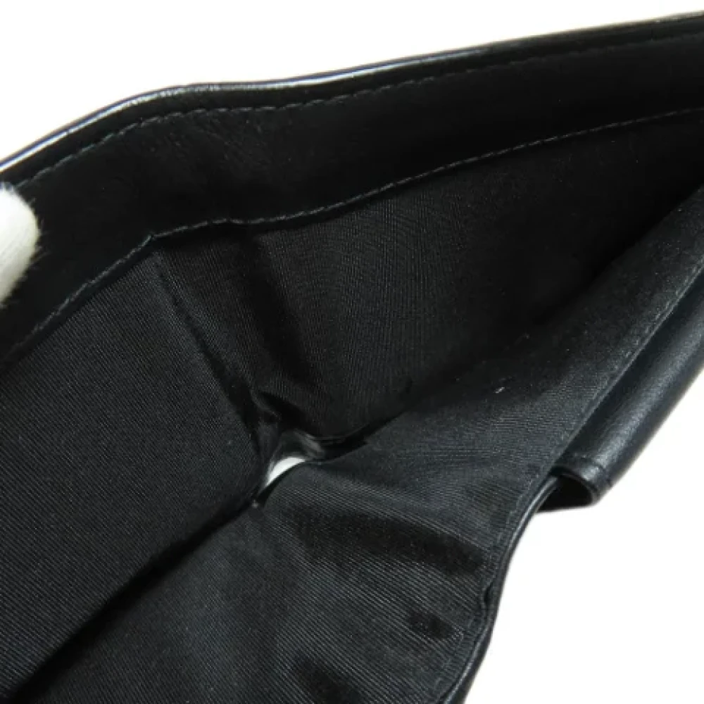 Jimmy Choo Pre-owned Leather wallets Black Dames