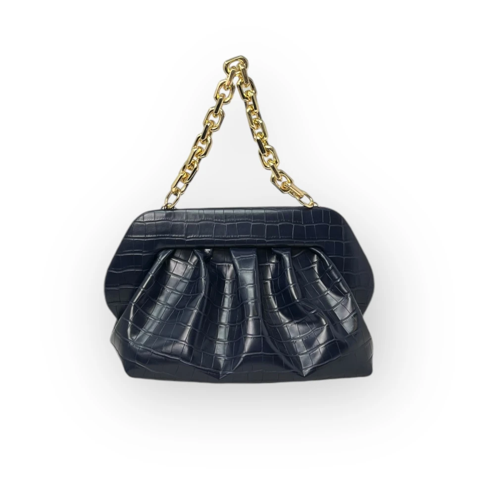 THEMOIRè Croco Mini Tas Blue Dames