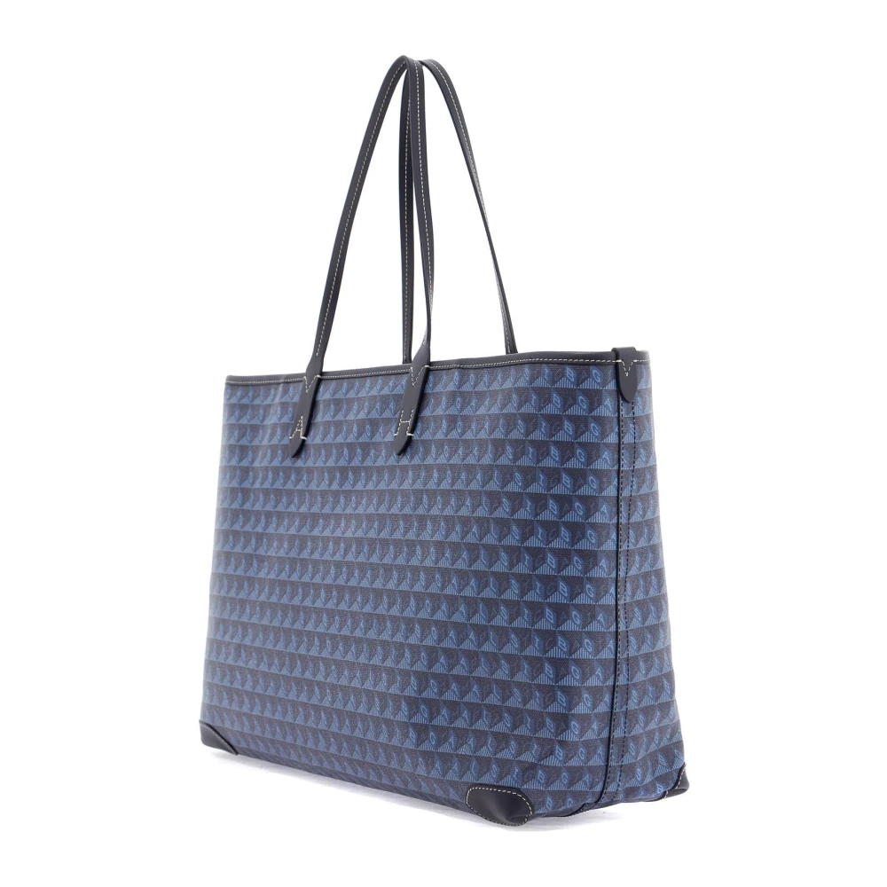 Anya Hindmarch Knipogend gezicht ritssluitingstas Blue Dames