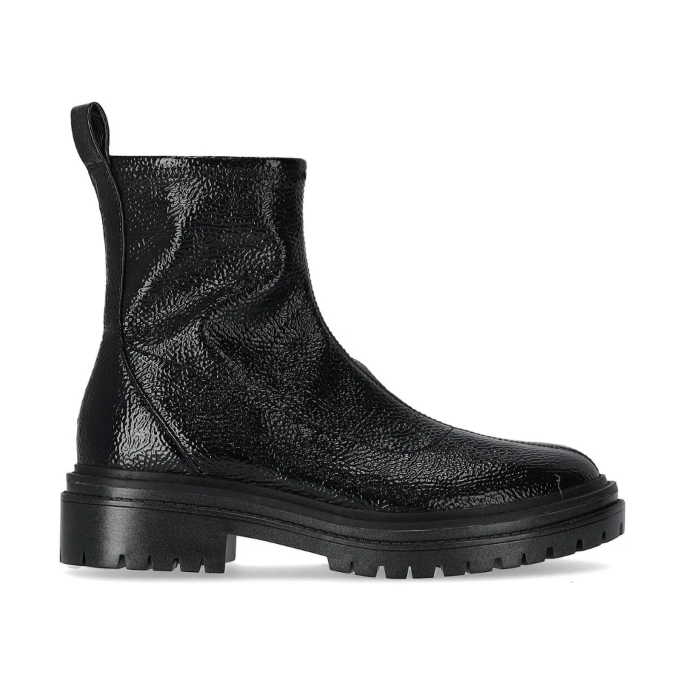 Michael Kors Comet Svart Sock Ankle Boot Black, Dam