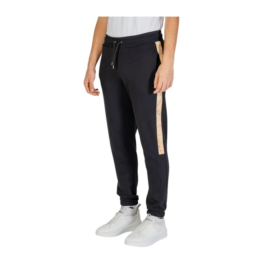 Alviero Martini 1a Classe Zwarte Katoenen Herenbroekencollectie Black Heren