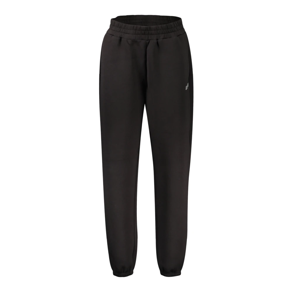 Guess Activewear Wide leg sweatbroek met labelbadge model 'OLYMPE'