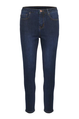 Mörkblå Denim Skinny Jeans