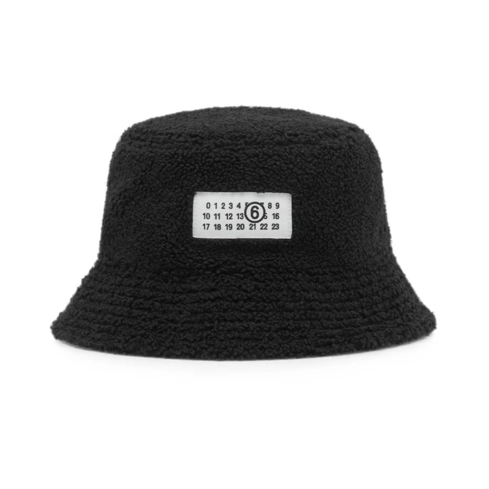 Mm6 Maison Margiela Black Accessories, Female, One Size, Hats