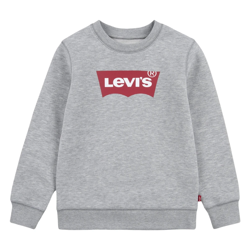 Levi's Men's Gray Batwing Crew Neck Sweatshirt