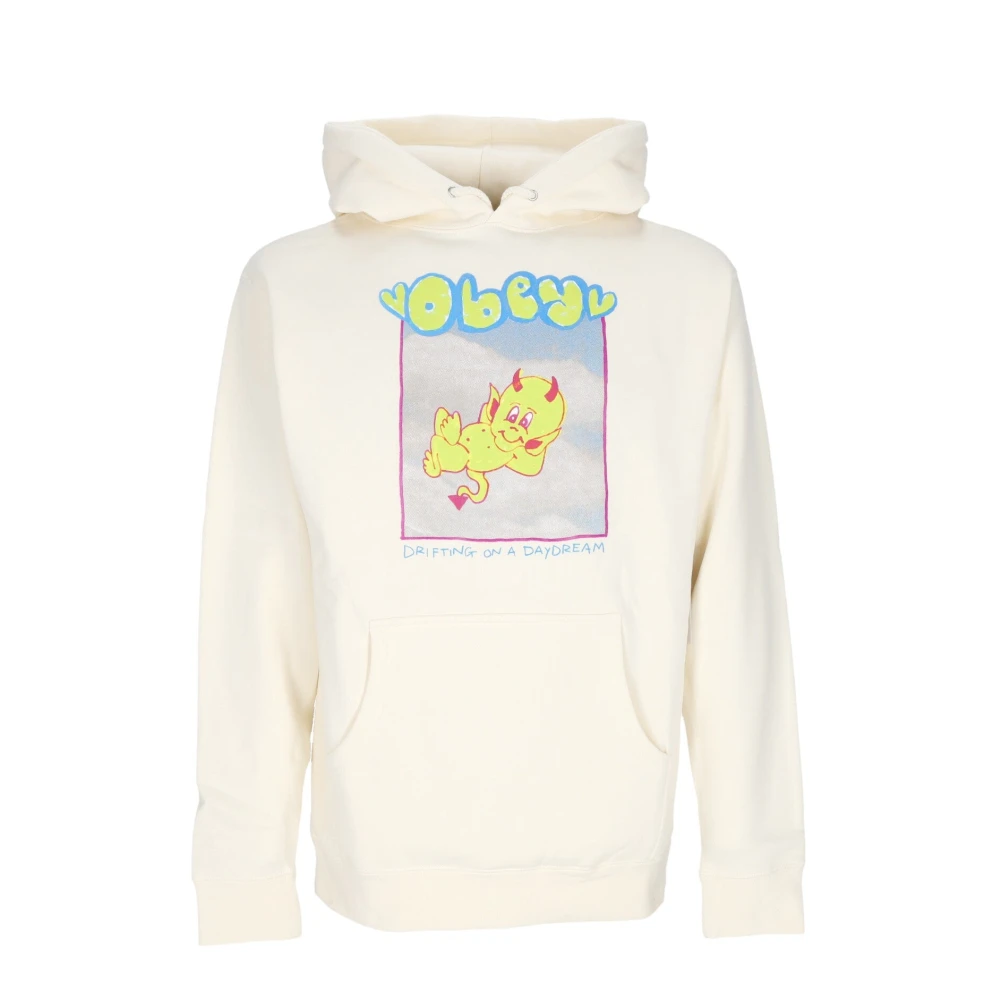 Obey Daydream Hoodie Basic Fleece White, Herr