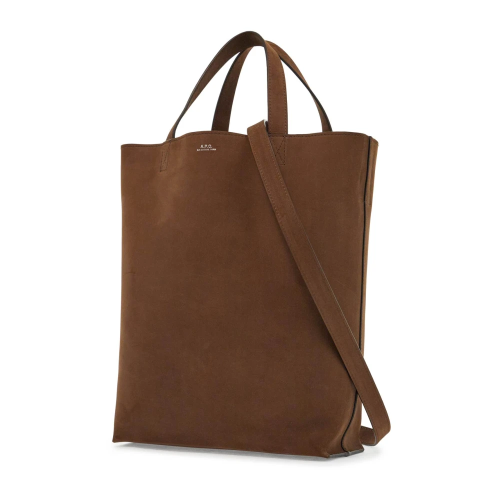 A.p.c. Elegante Schoudertas van Kalfsleer Brown Dames
