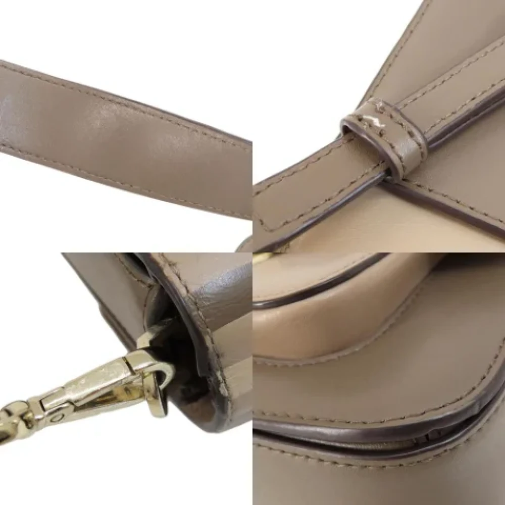 Michael Kors Pre-owned Leather shoulder-bags Beige Dames