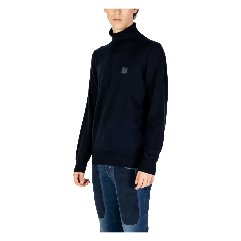 Hugo Boss Mannen Trui Herfst Winter Collectie Blue Heren
