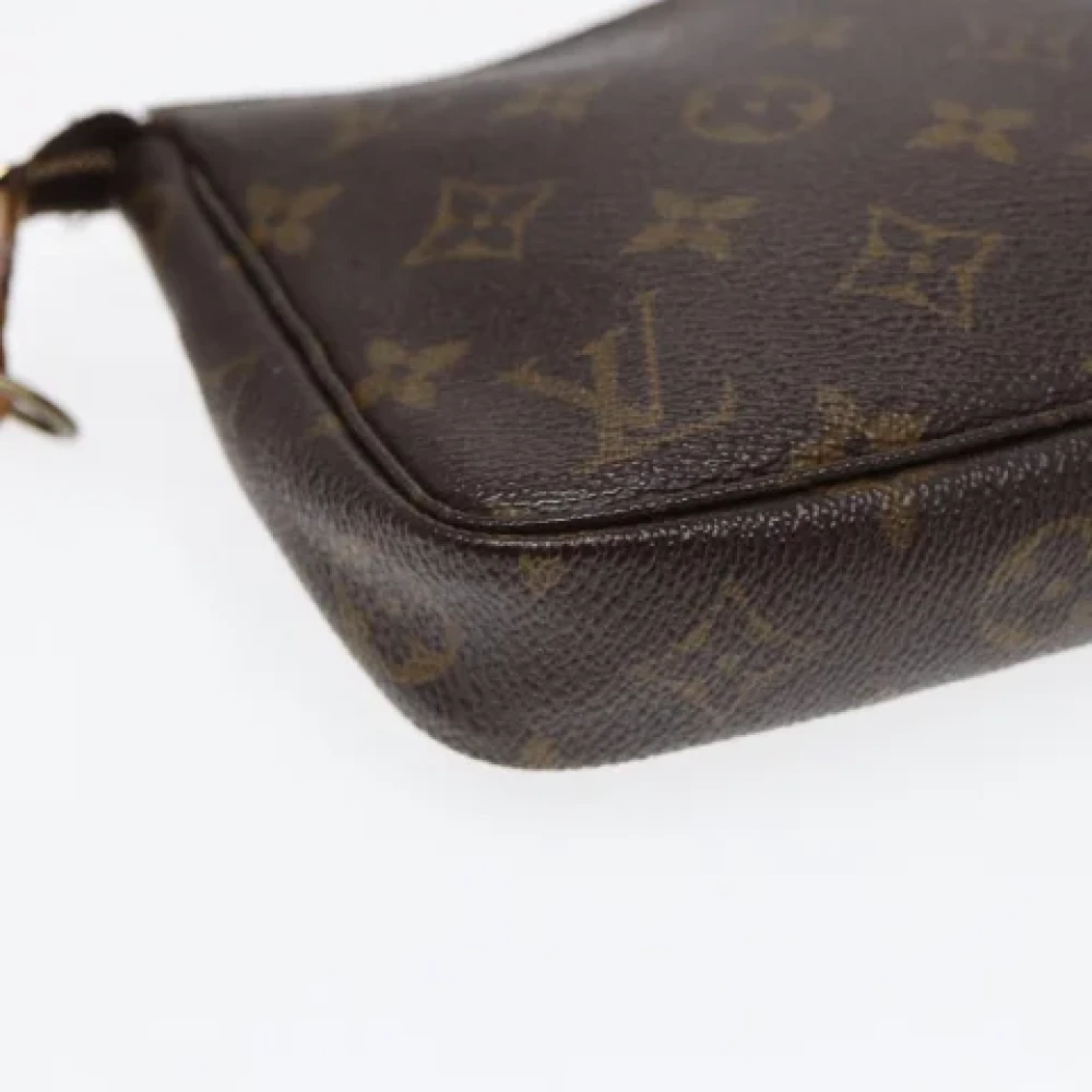 Louis Vuitton Vintage Pre-owned Canvas clutches Brown Dames
