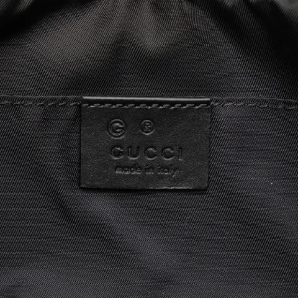 Gucci Vintage Pre-owned Canvas crossbody-bags Black Dames