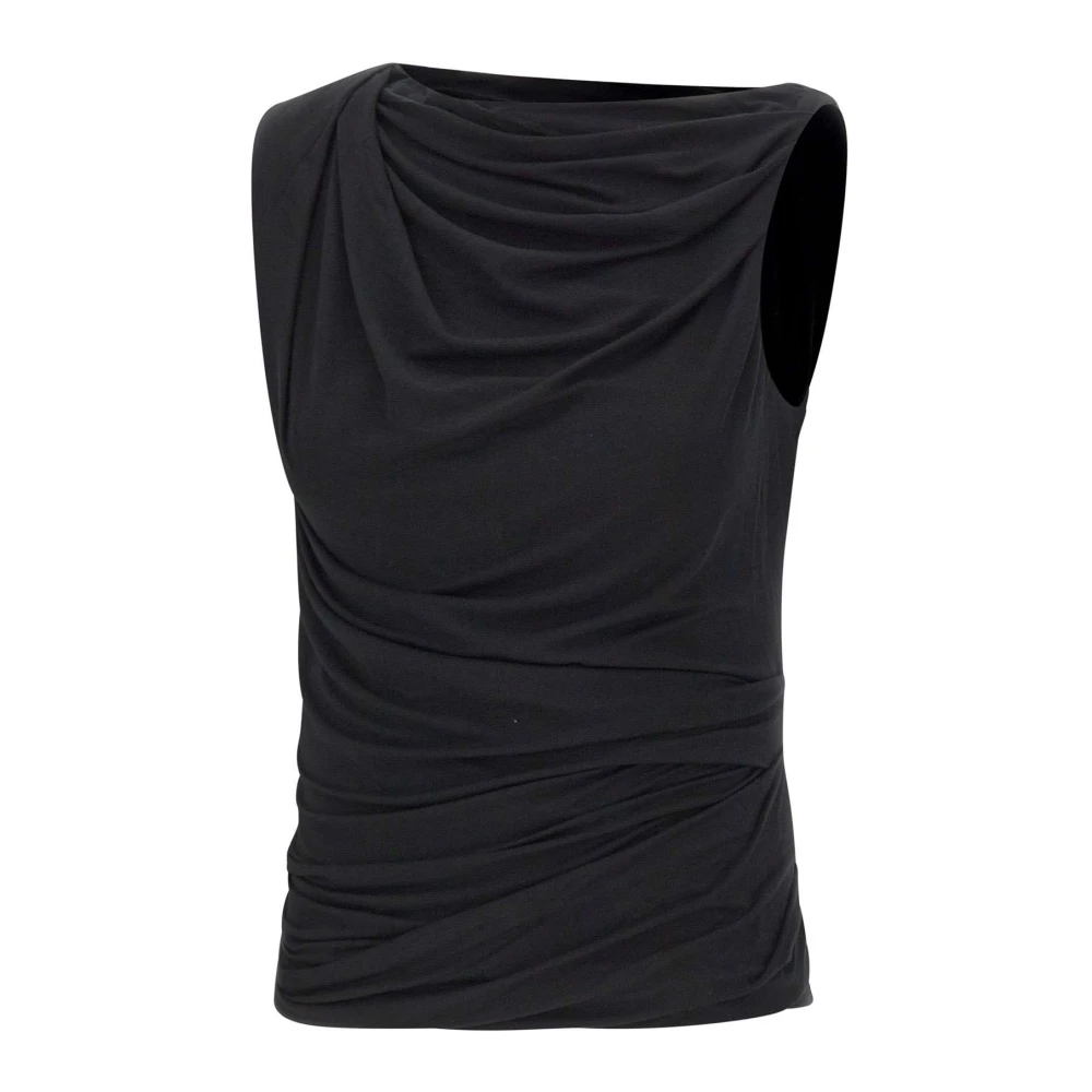 Entire Studios Mujer Negro Camisetas, Talla: L