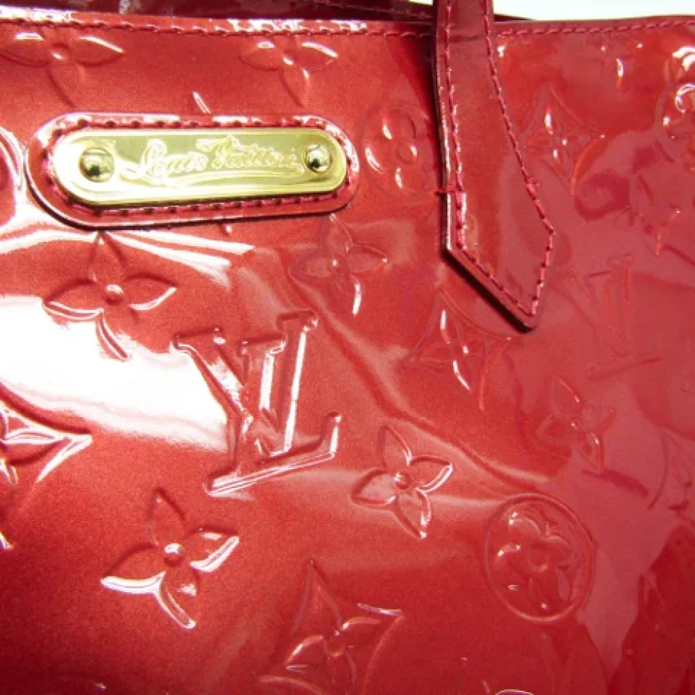 Louis Vuitton Vintage Pre-owned Leather louis-vuitton-bags Red Dames