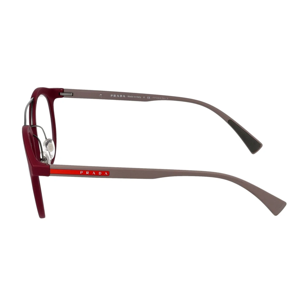 Prada Stijlvolle Bril 01Hv Vista Red Heren