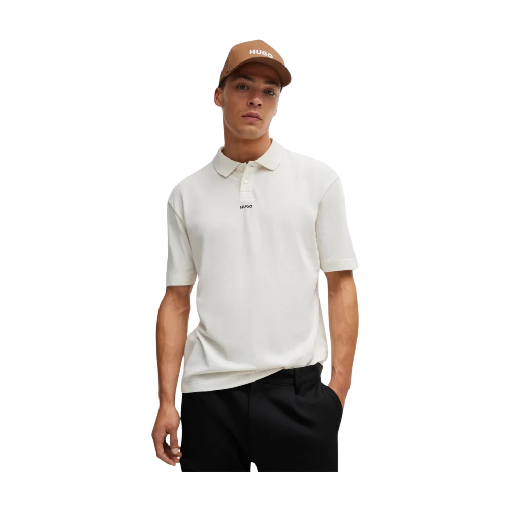 Hugo Boss Regular Fit Polo Shirt White Heren