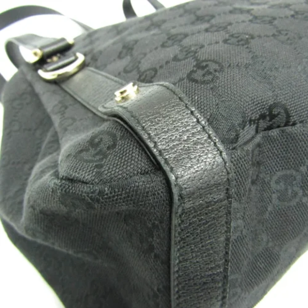 Gucci Vintage Pre-owned Canvas totes Black Dames