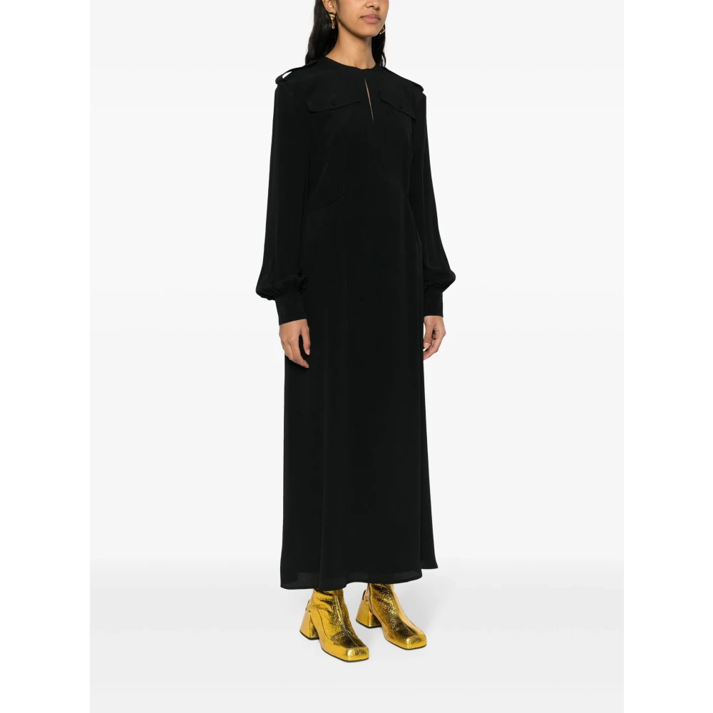Msgm Elegante Jurk Black Dames