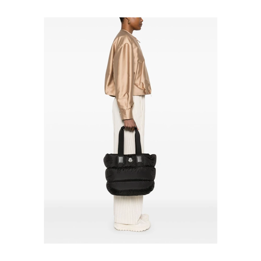 Moncler Zwarte tassen met handvat en stijl Black Dames