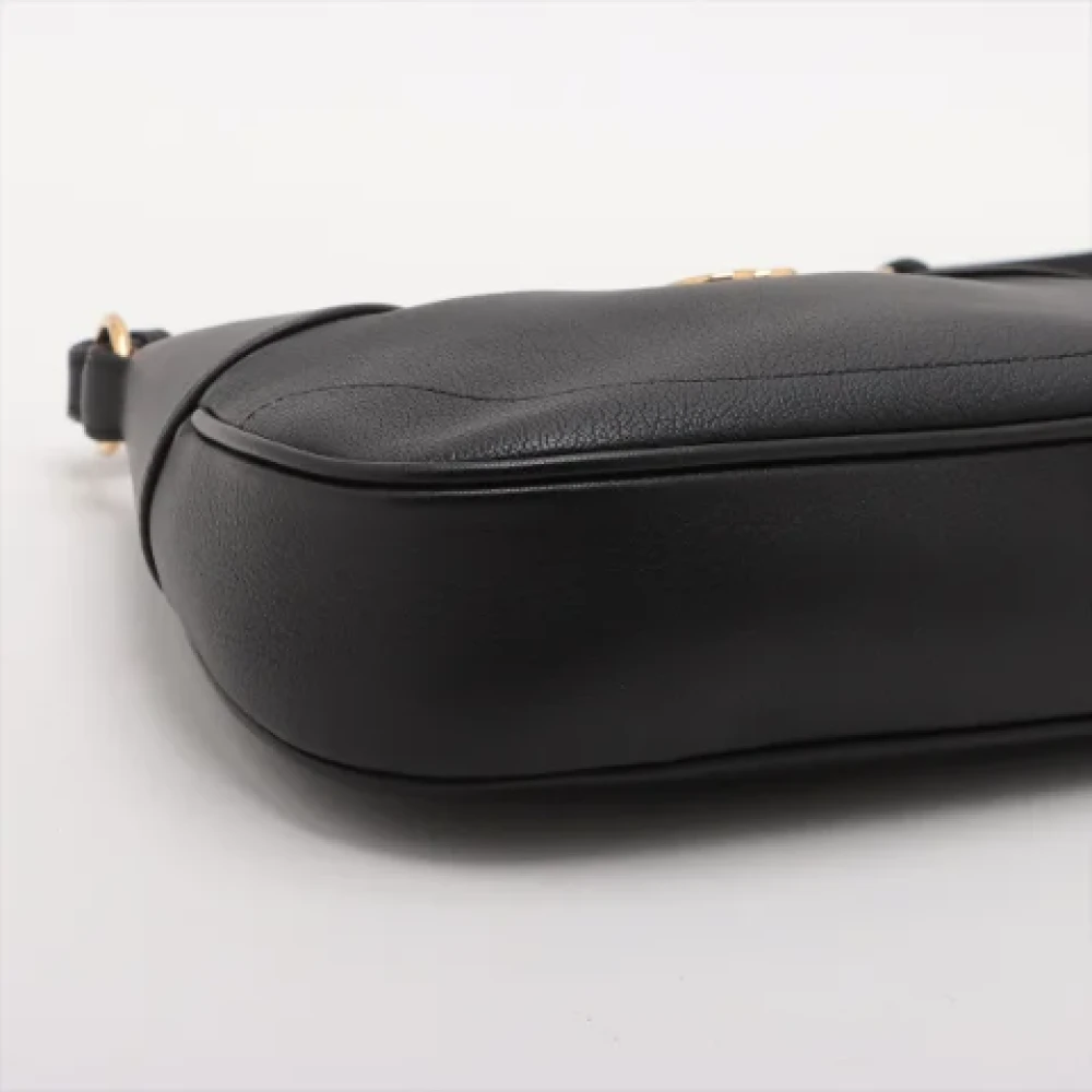 Gucci Vintage Pre-owned Leather handbags Black Dames