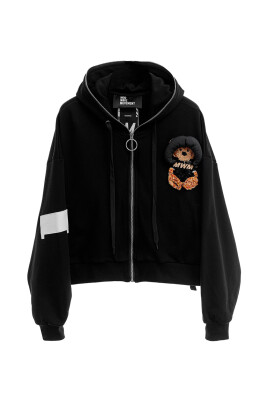 sweat-a-capuche-unisexe-noir-avec-patches-teddy