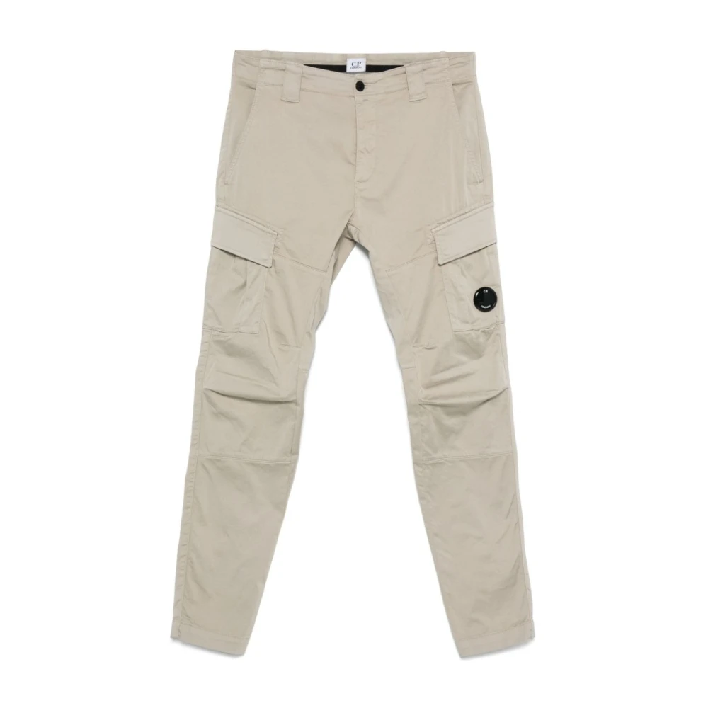 C.P. Company Cargo broek met bril detail Green Heren