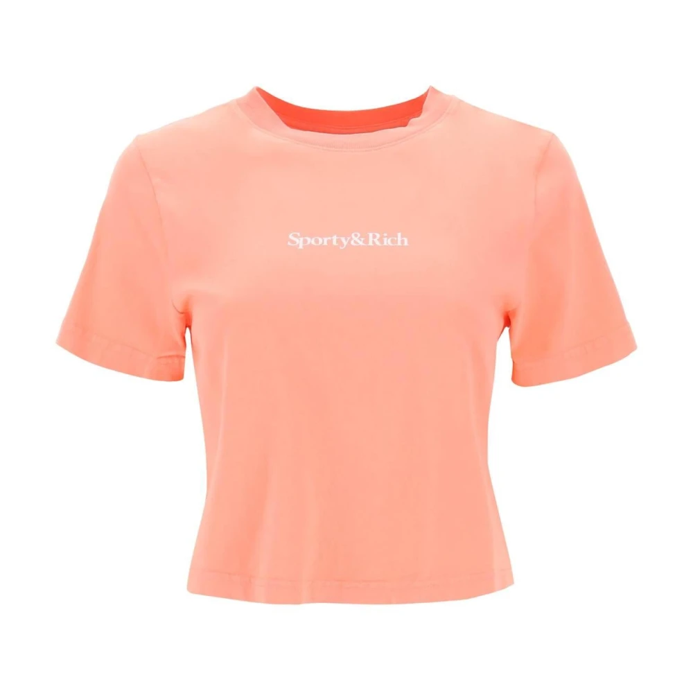 Sporty & Rich Drink Meer Water T-Shirt Pink Dames