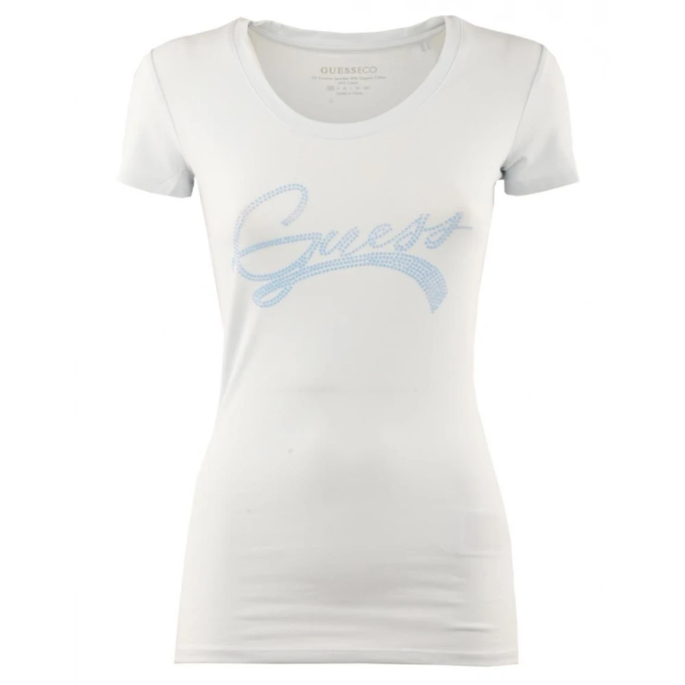 Guess - Tops > T-Shirts - White - Guess - Modalova