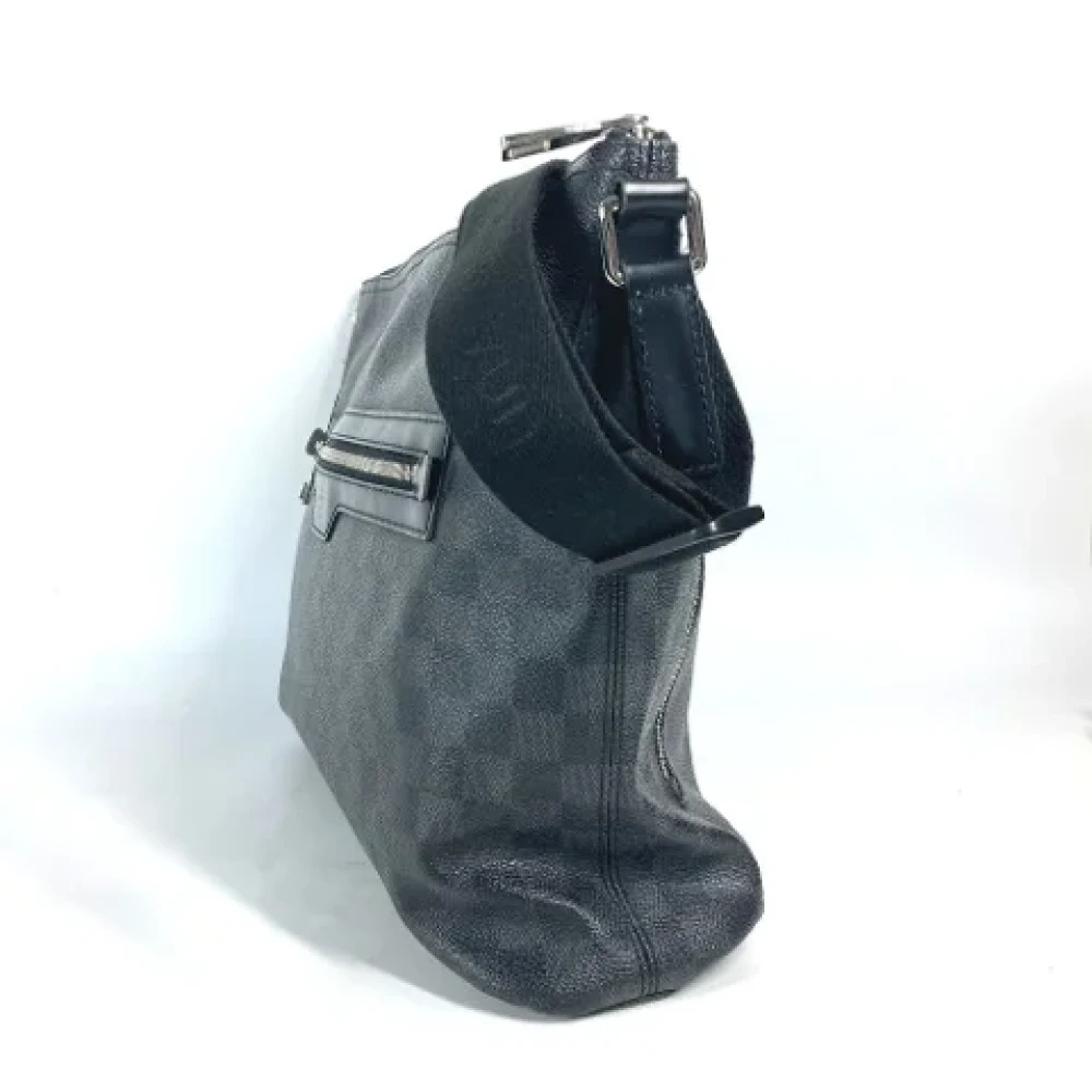 Louis Vuitton Vintage Pre-owned Cotton louis-vuitton-bags Black Dames