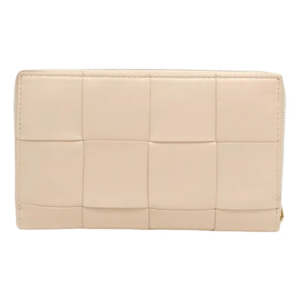 Bottega Veneta Vintage Pre-owned Leather wallets Pink Dames