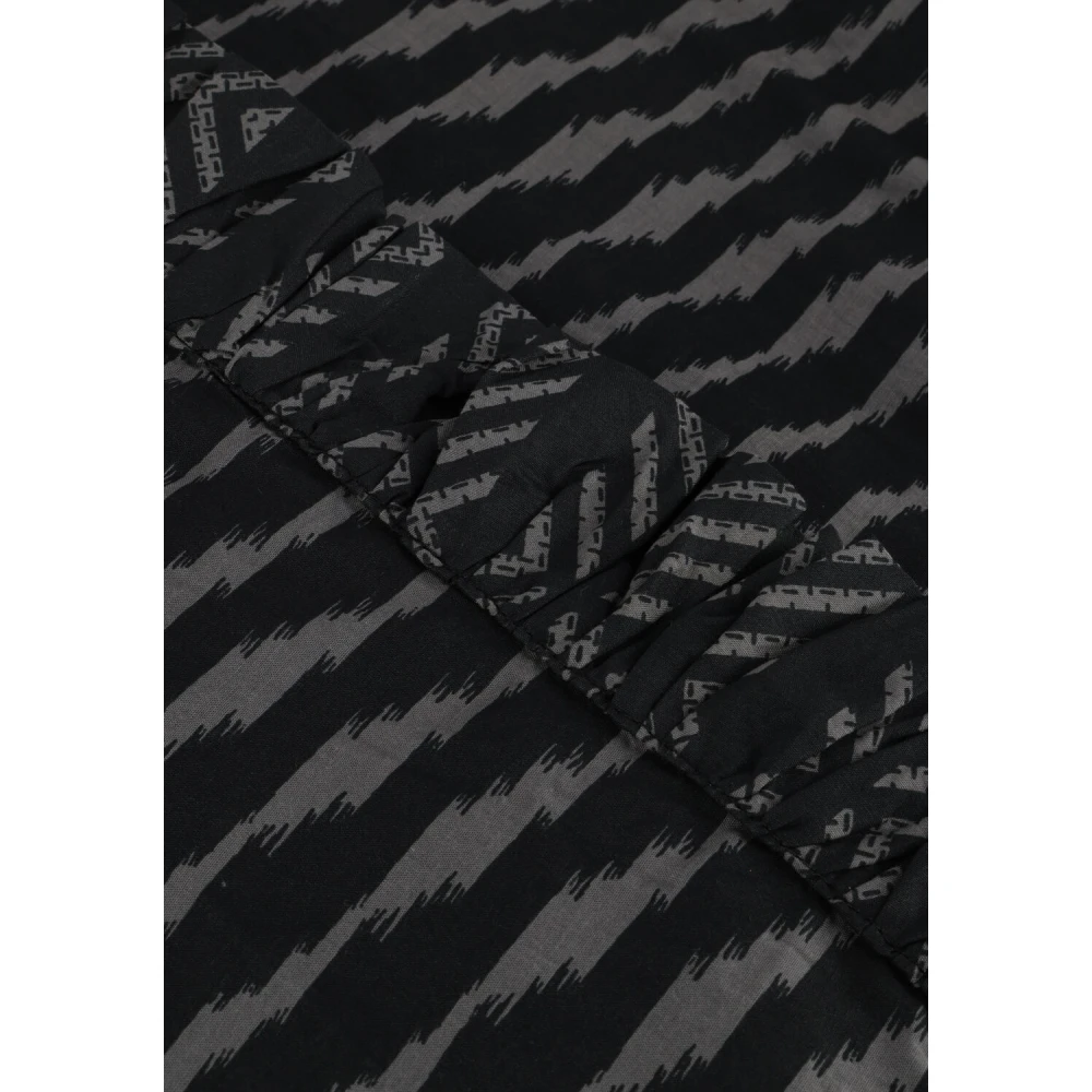 NEO NOIR Grafische Jurk Zwart Black Dames