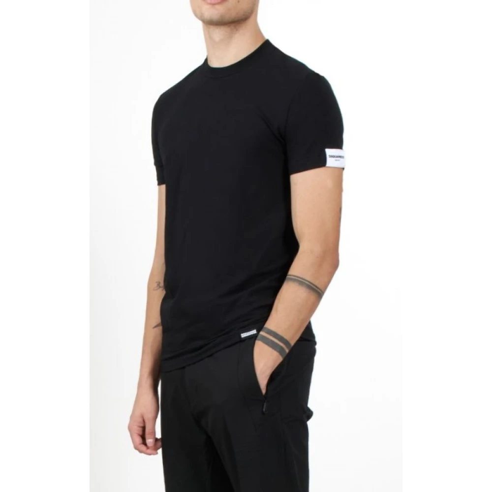 Dsquared2 Heren Ronde Hals T-Shirt Black Heren