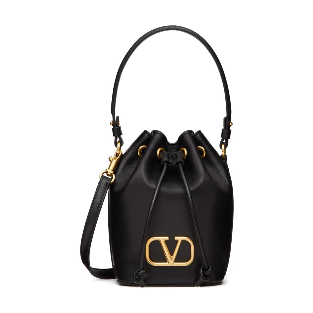 Valentino Garavani Women's Black Vlogo Signature Bucket Bag