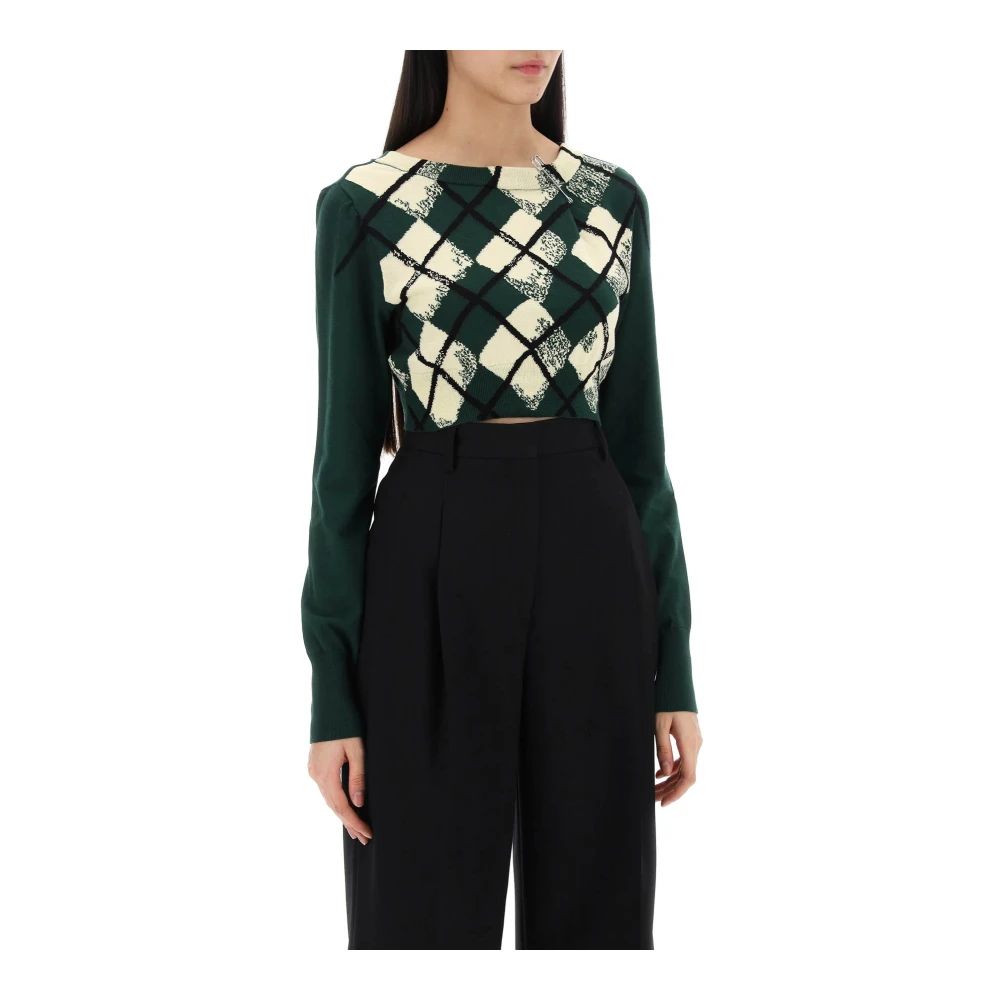 Burberry Round-neck Knitwear Multicolor Dames