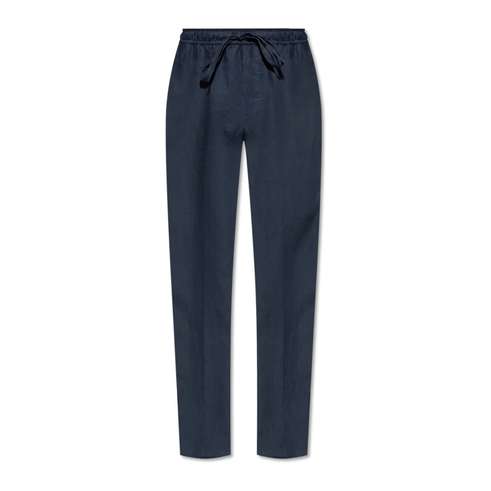 Dolce & Gabbana Linnen broek Blue Heren