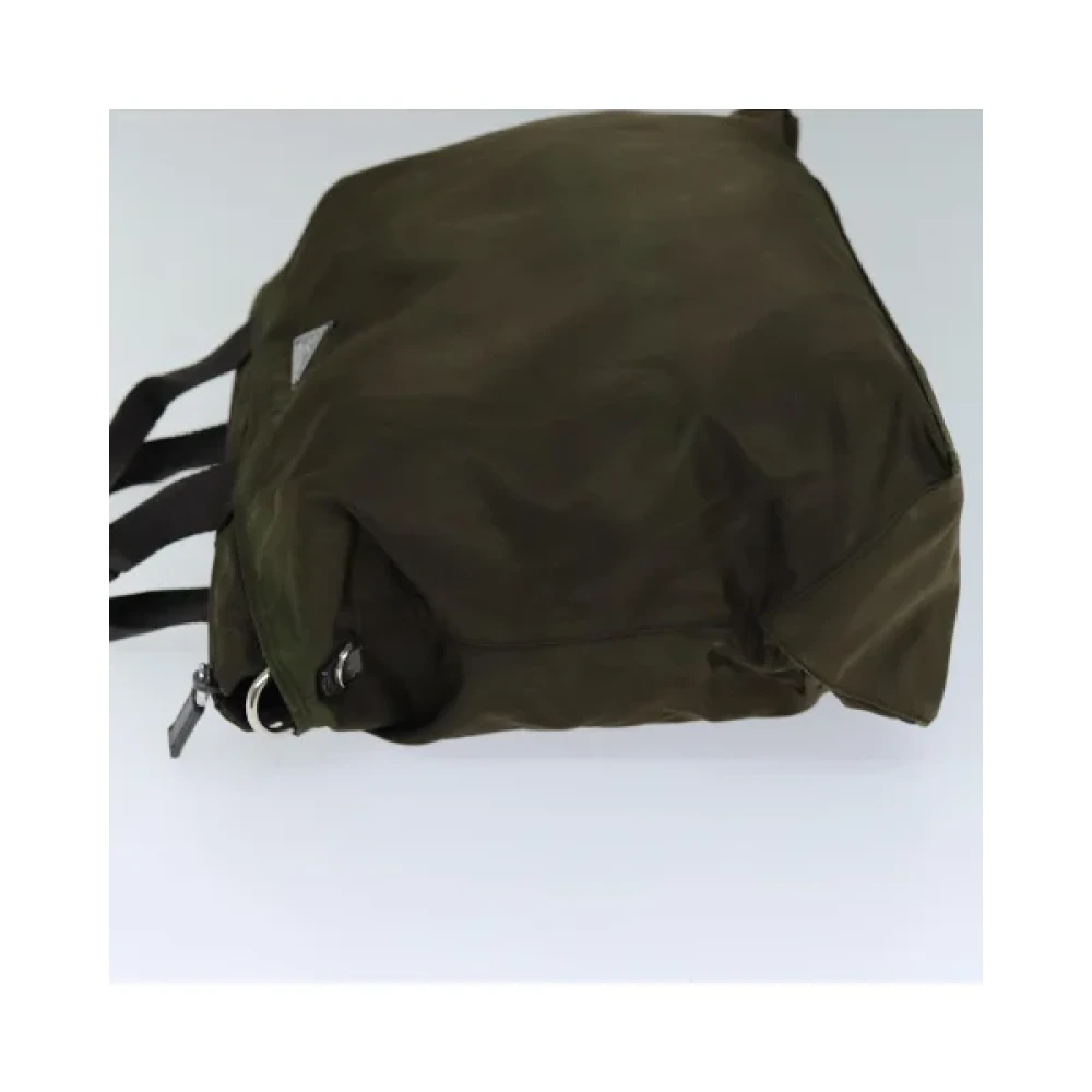 Prada Vintage Pre-owned Nylon prada-bags Brown Dames