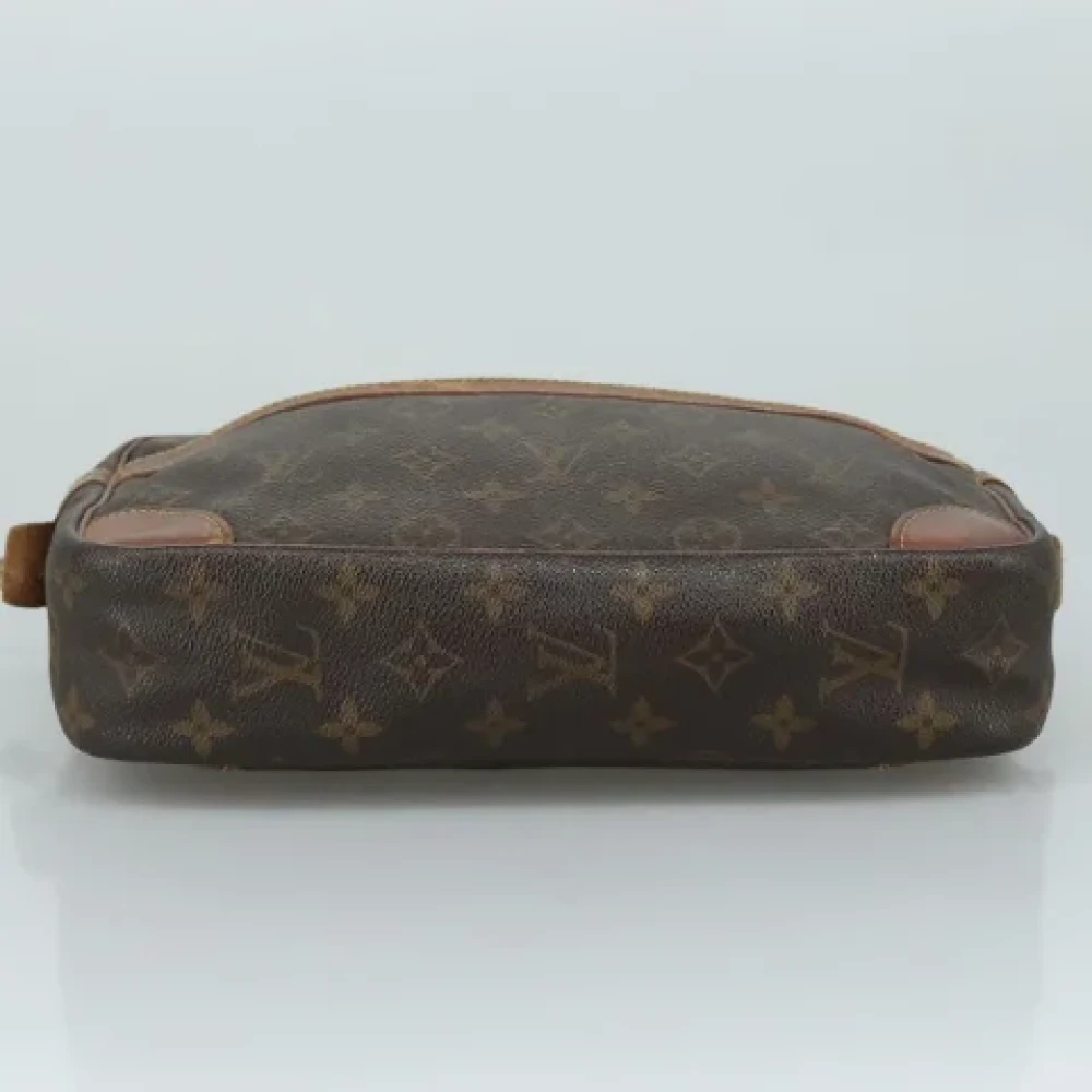 Louis Vuitton Vintage Pre-owned Canvas clutches Brown Dames