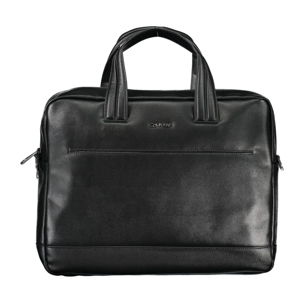 Calvin Klein Men's Black Briefcase With Laptop Compartt