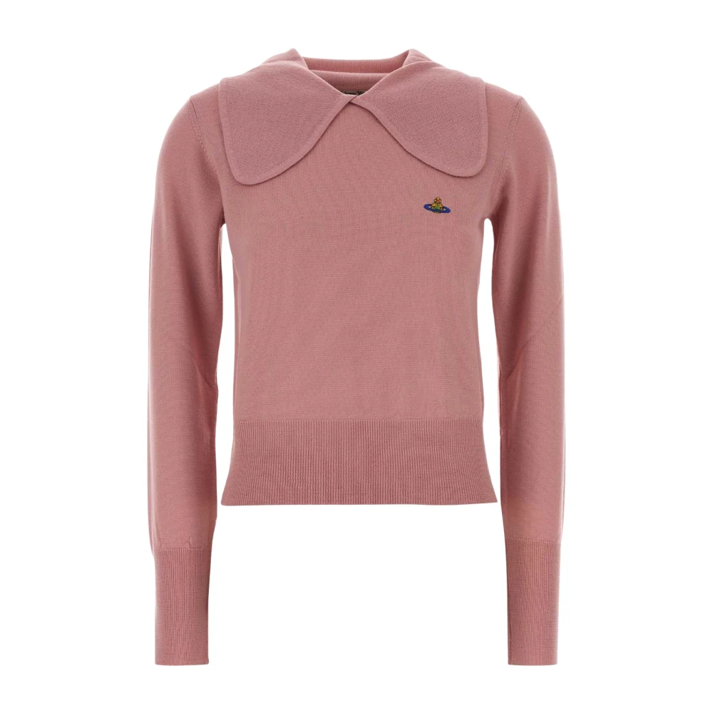 Vivienne Westwood Polo Shirt - Female - Round-Neck Knitwear - Pink - Xs - Knitwear