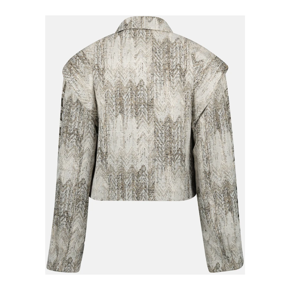 IRO Beige Jacquard Vrouwelijke Lente-Zomer Vest Gray Dames