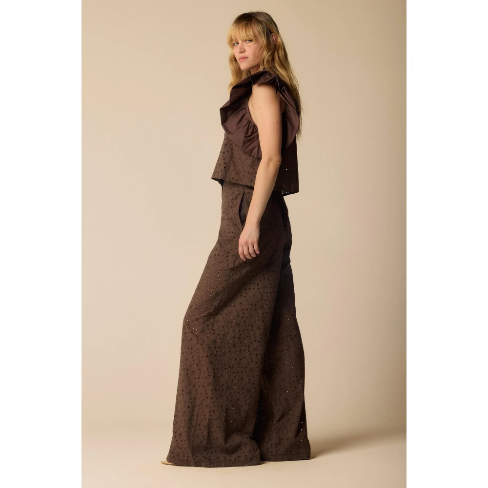 Kocca Stijlvolle Jumpsuits voor Vrouwen Brown Dames