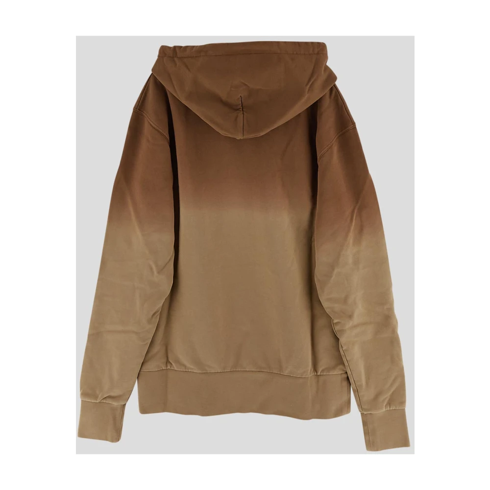 JW Anderson Katoenen Logo Hoodie Brown Dames