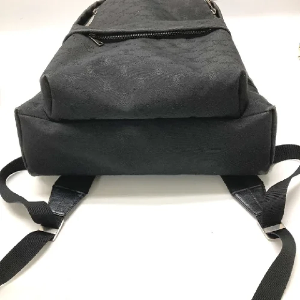 Celine Vintage Pre-owned Canvas shoulder-bags Black Dames
