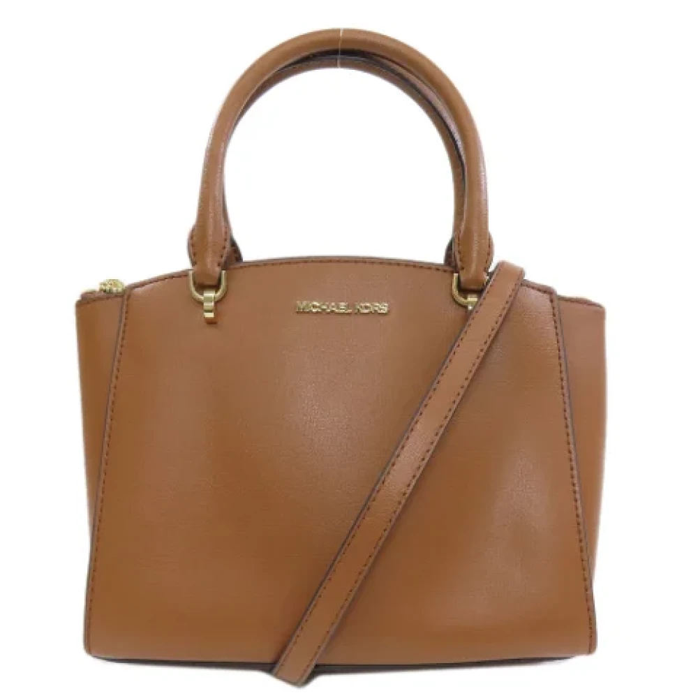 Michael Kors Pre-owned Canvas handbags Brown Dames