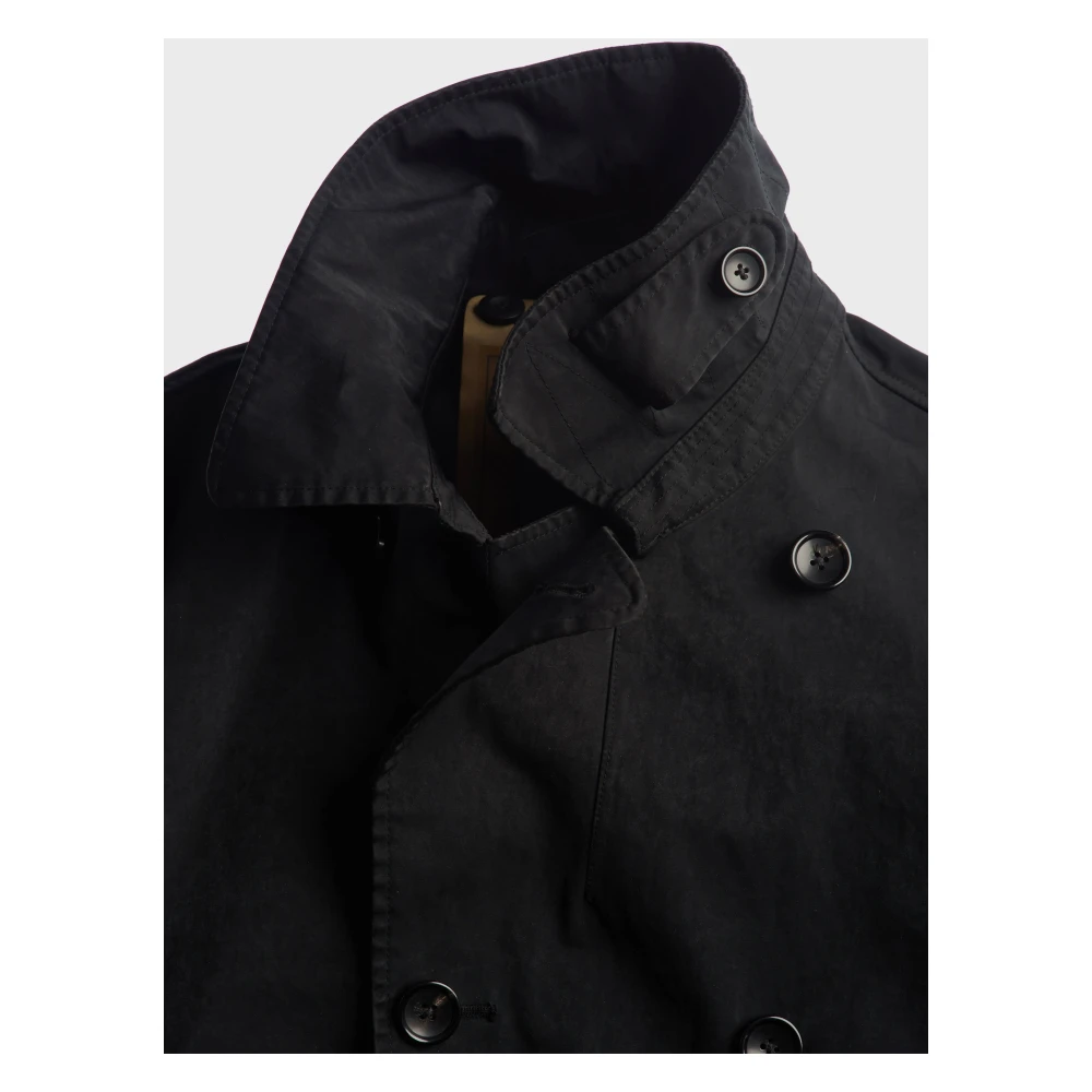 Ten C Klassieke Peacoat in Zwart Black Heren