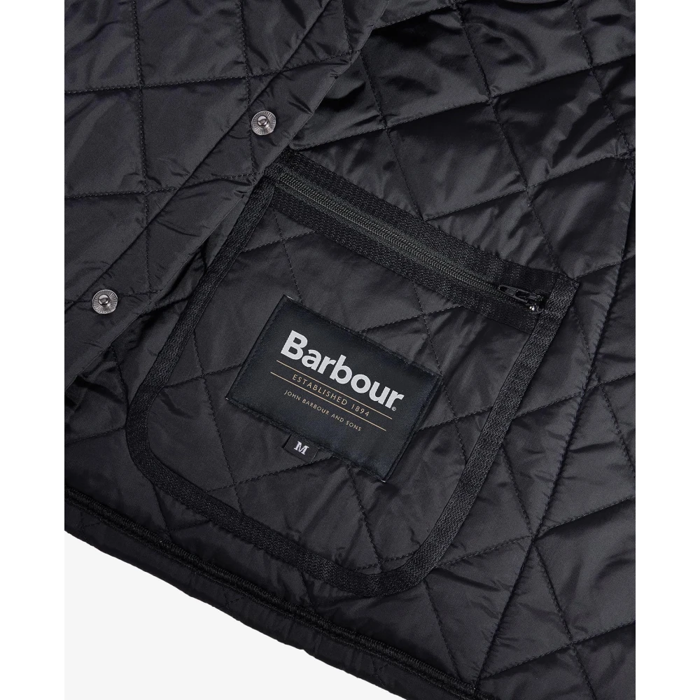 Barbour Klassieke Zwarte Gewatteerde Jas 30e Verjaardag Black Heren