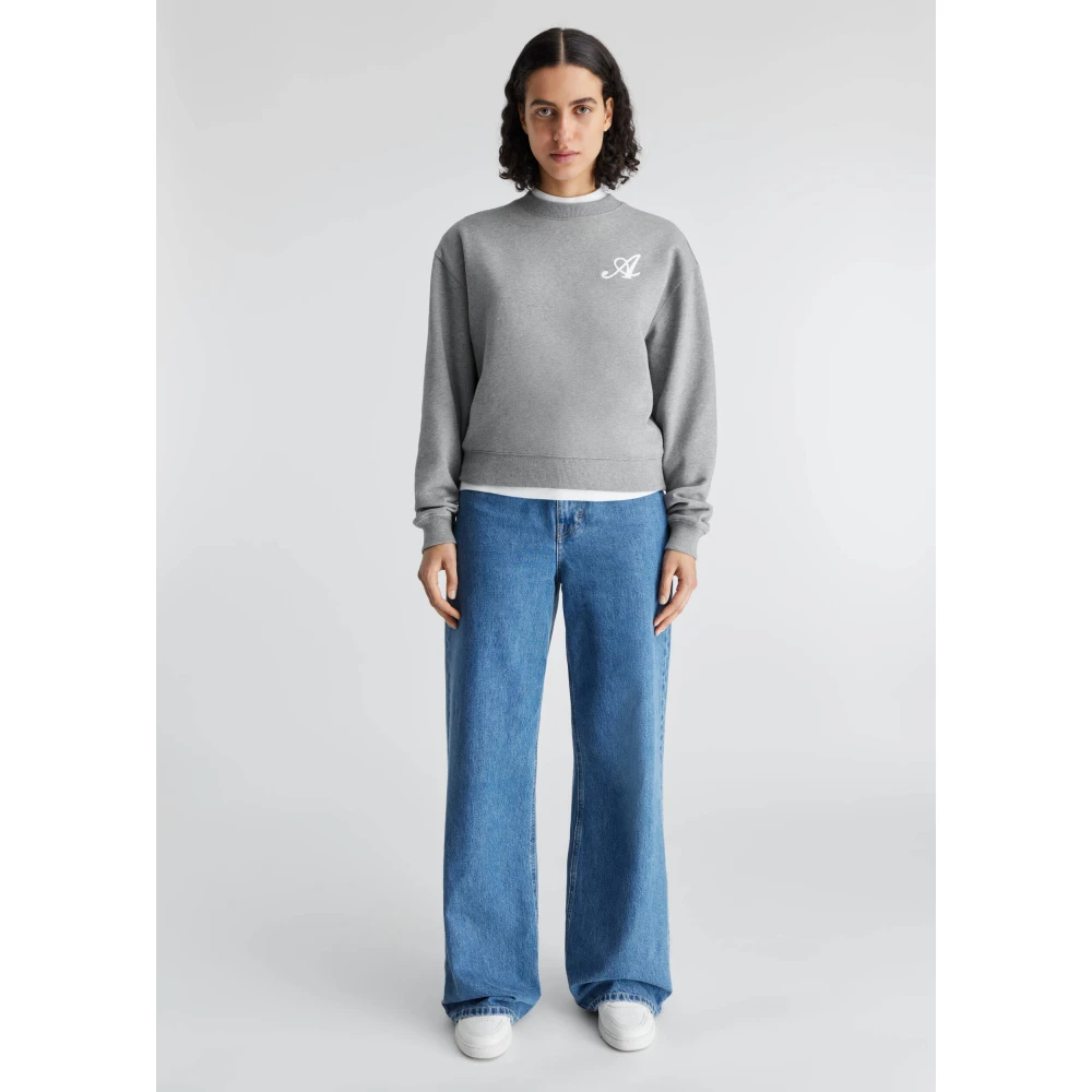Axel Arigato Strand Sweatshirt Gray Dames