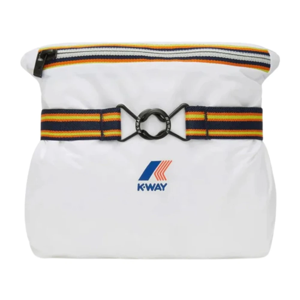 K-way Witte Waterdichte Windjack White Dames
