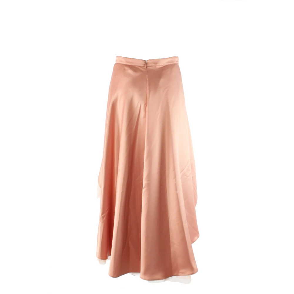 pinko Oranje Rok 100% Polyester Vrouwen Orange Dames